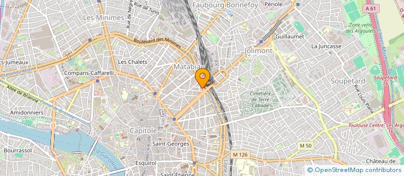 localisation de l'entreprise GRENADYNE IMMO à TOULOUSE