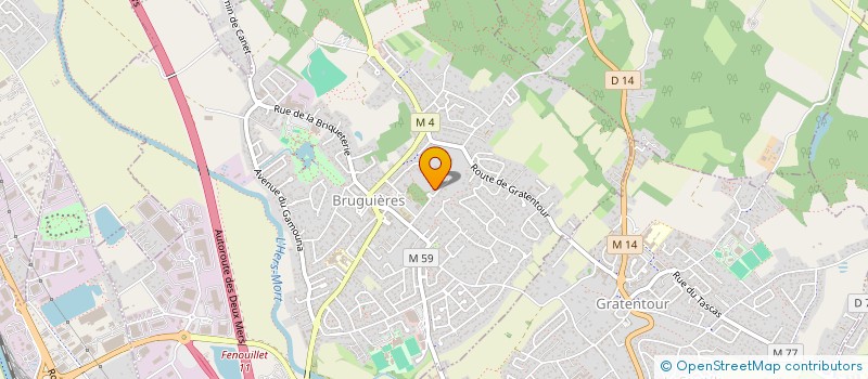 localisation de l'entreprise GRENALINE  BRUGUIERES