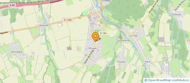 localisation de l'entreprise GRENARD T&T  VIRY