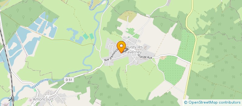 localisation de l'entreprise GRENAT  FLEUREY-LES-FAVERNEY