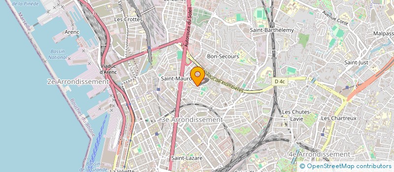 localisation de l'entreprise GRENAT à MARSEILLE