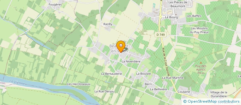 localisation de l'entreprise GRENAT INVESTISSEMENT  BEAUMONT-EN-VERON