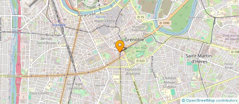 localisation de l'entreprise GRENDSTAR  GRENOBLE