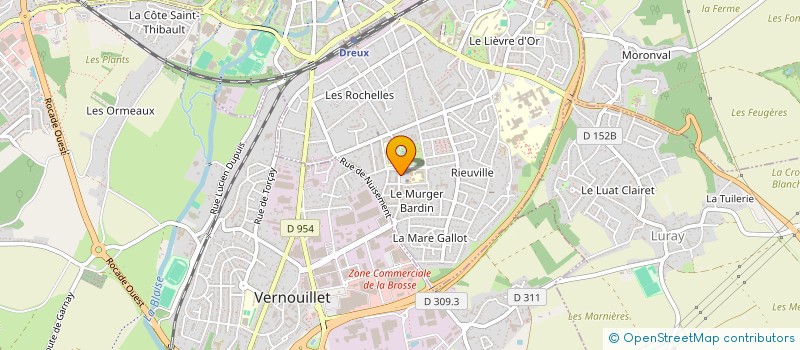 localisation de l'entreprise GRENELLE DROUAIS à DREUX