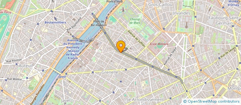 localisation de l'entreprise GRENELLE DUPLEIX  PARIS