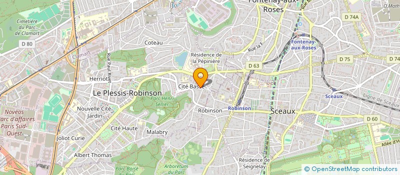 localisation de l'entreprise GRENELLE ENERGIES GREEN à LE PLESSIS-ROBINSON
