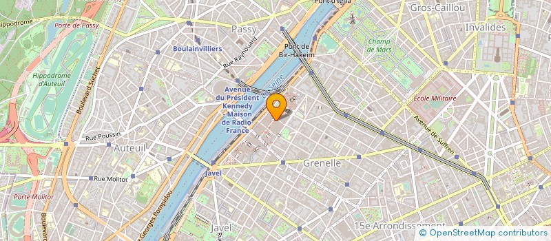 localisation de l'entreprise GRENELLE GYM  PARIS