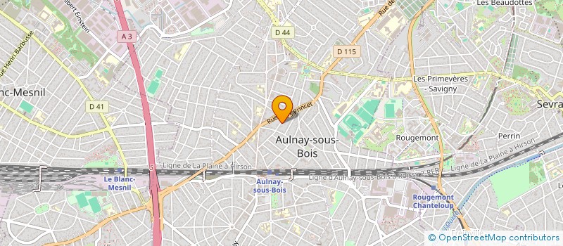 localisation de l'entreprise GRENET DAGLANT à AULNAY-SOUS-BOIS