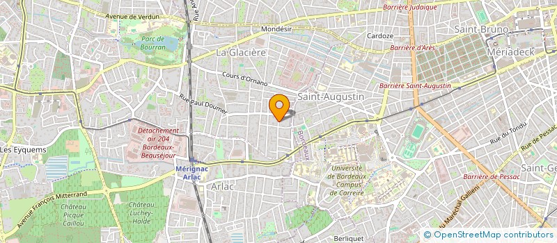 localisation de l'entreprise GRENET SARL à MERIGNAC