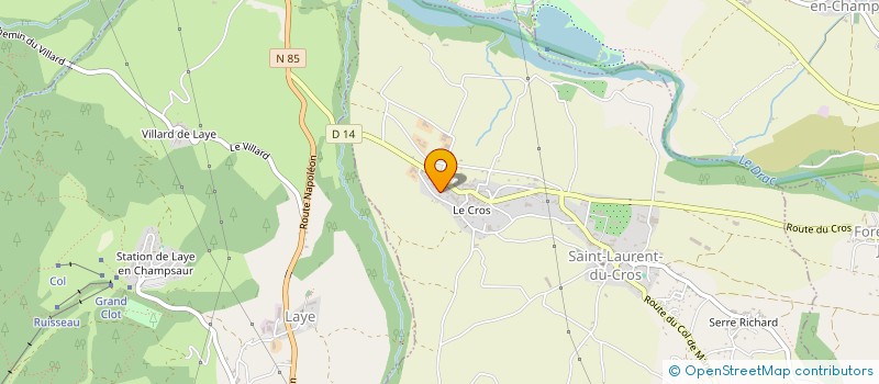 localisation de l'entreprise GRENETTE  LA MOTTE-EN-CHAMPSAUR