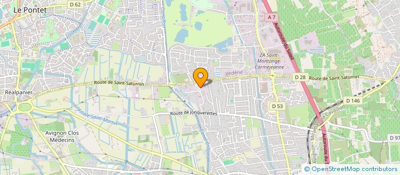 localisation de l'entreprise GRENIER  MORIERES-LES-AVIGNON