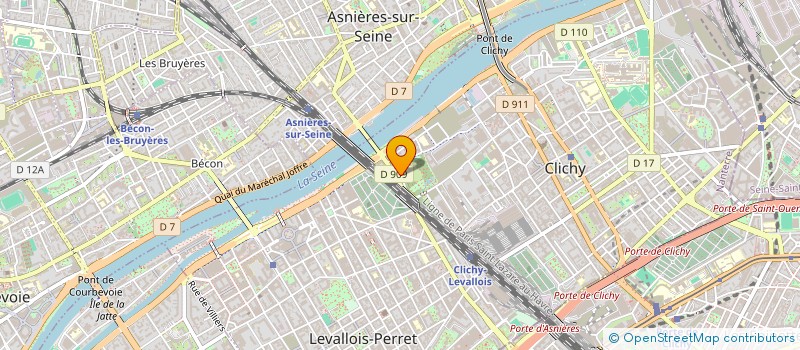 localisation de l'entreprise GRENIER CHEMAN COMMUNICATION INTERNAT à CLICHY