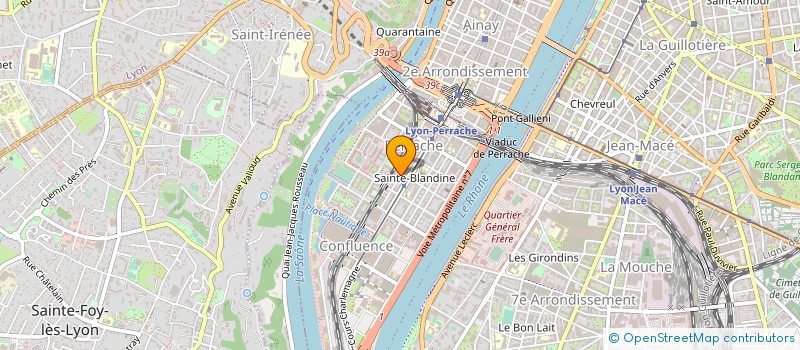 localisation de l'entreprise GRENIER DES ESSENCES  LYON