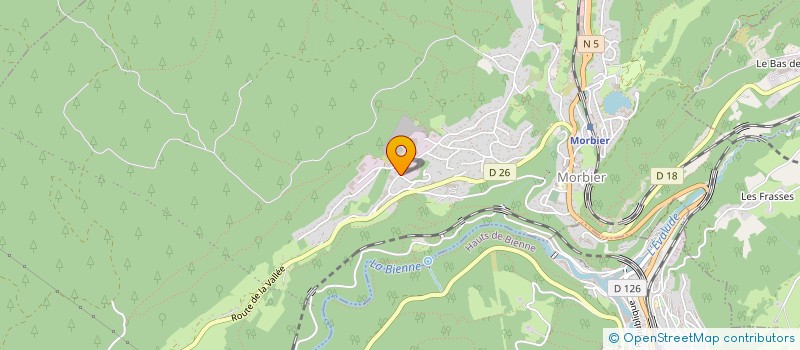 localisation de l'entreprise GRENIER FORT  MORBIER