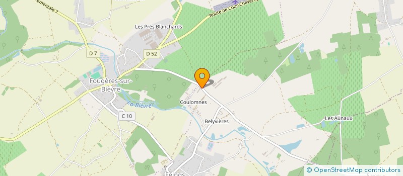 localisation de l'entreprise GRENIER GRAND PERE  LE CONTROIS-EN-SOLOGNE