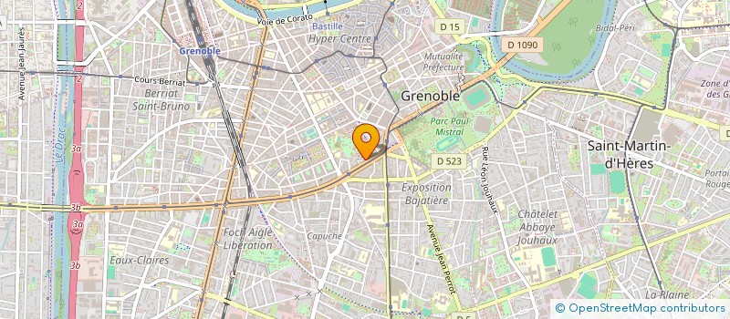 localisation de l'entreprise GRENIER PATRIMOINE à GRENOBLE