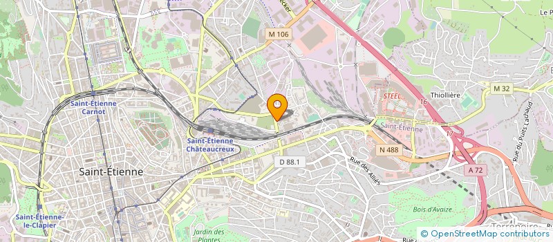 localisation de l'entreprise GRENIER PERE ET FILS à SAINT-ETIENNE