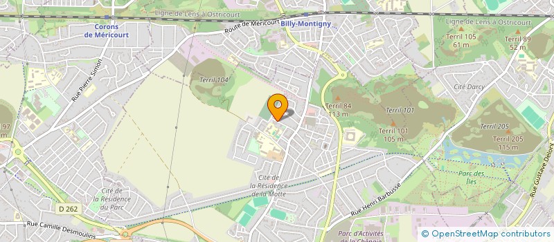 localisation de l'entreprise GRENIER PLOMBERIE CHAUFFAGE à ROUVROY