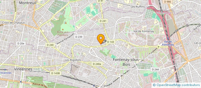 localisation de l'entreprise GRENMAPE à FONTENAY-SOUS-BOIS