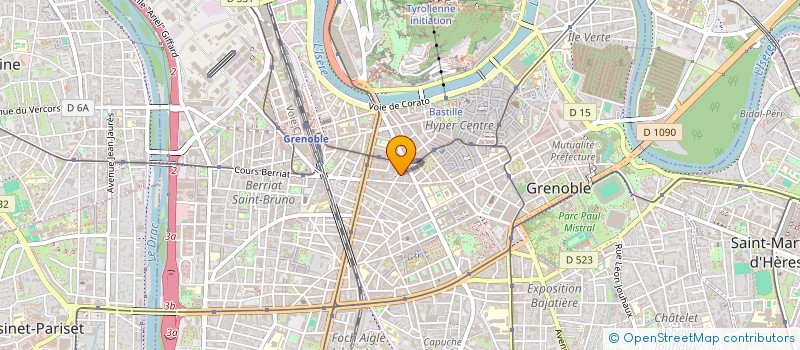 localisation de l'entreprise GRENOB MODULO  GRENOBLE