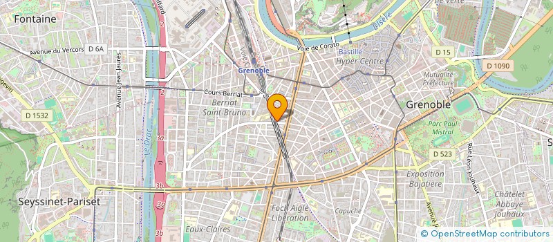 localisation de l'entreprise GRENOBCADENCE  GRENOBLE