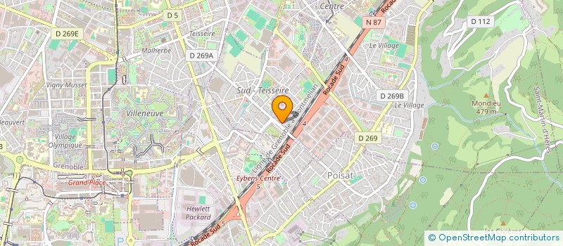 localisation de l'entreprise GRENOBLE 4 L TROPHY  SAINT-MARTIN-D'HERES