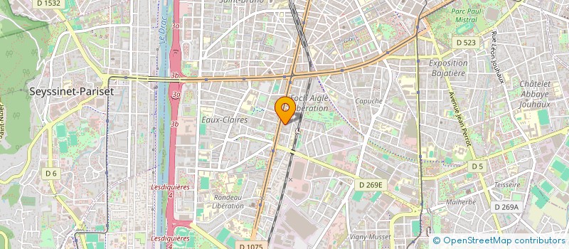 localisation de l'entreprise GRENOBLE ALPES COLLECTIF  GRENOBLE