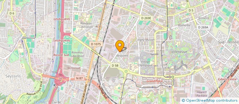 localisation de l'entreprise GRENOBLE ALPES TAXIS 38 à GRENOBLE