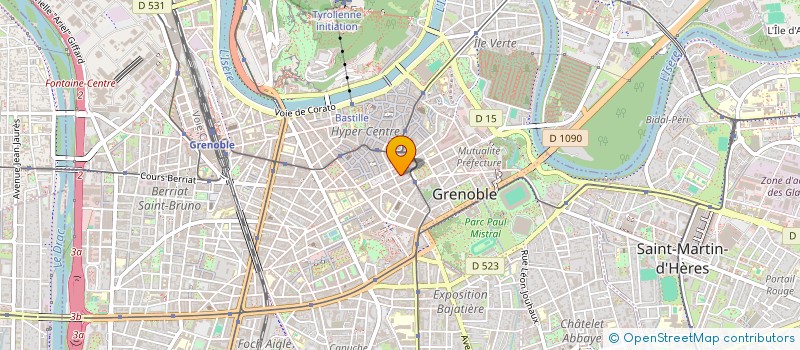 localisation de l'entreprise GRENOBLE BUREAU à GRENOBLE