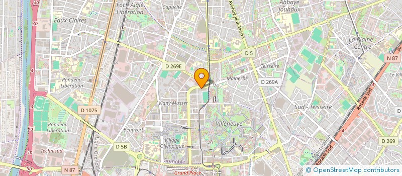 localisation de l'entreprise GRENOBLE HACKERSPACE  GRENOBLE