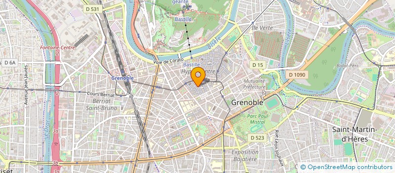 localisation de l'entreprise GRENOBLE O'CD à GRENOBLE