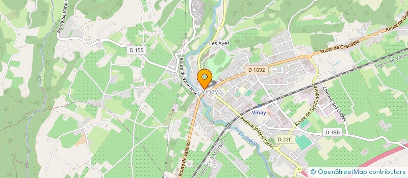 localisation de l'entreprise GRENOBLE RENCONTRES CONTACTS SERVICES à VINAY