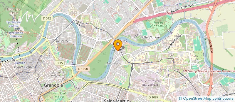 localisation de l'entreprise GRENOBLE RENOVATION GLOBALE  SAINT-MARTIN-D'HERES