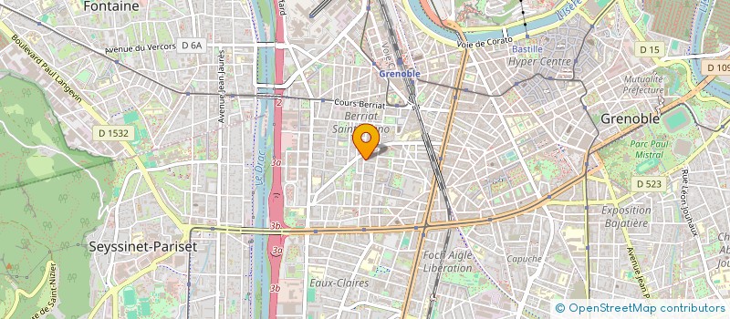 localisation de l'entreprise GRENOBLE SERVICES  GRENOBLE