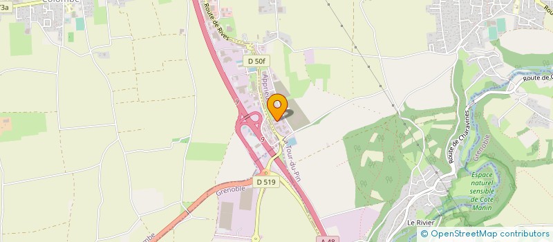 localisation de l'entreprise GRENOBLE SOUDAGE  APPRIEU