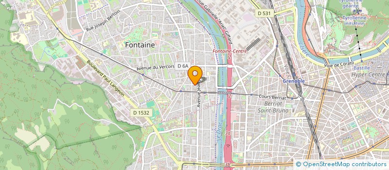 localisation de l'entreprise GRENOBLE WARGAME CLUB  FONTAINE
