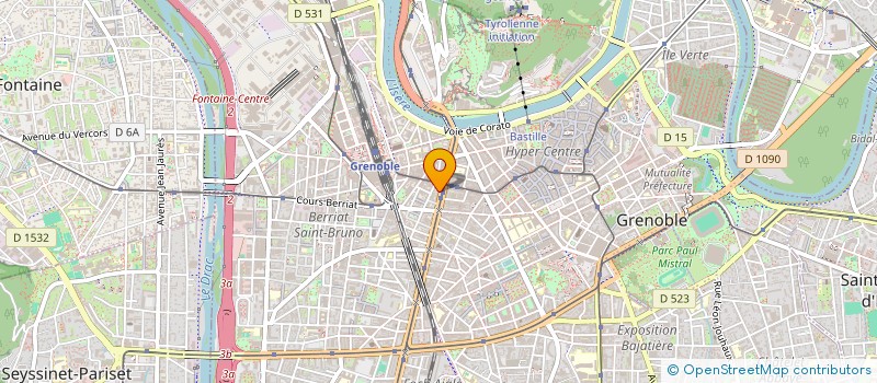 localisation de l'entreprise GRENOBLE15 à GRENOBLE