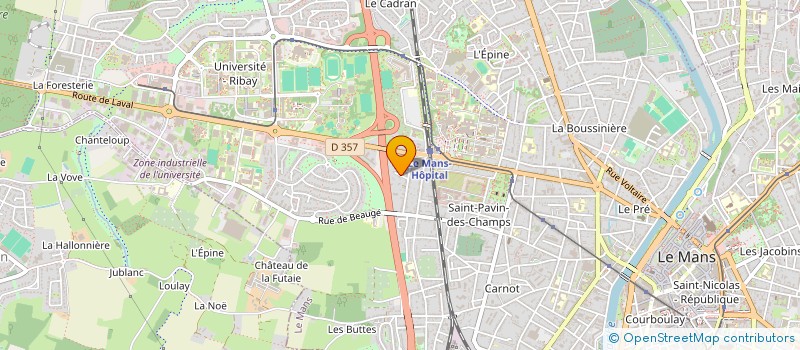 localisation de l'entreprise GRENON  LE MANS