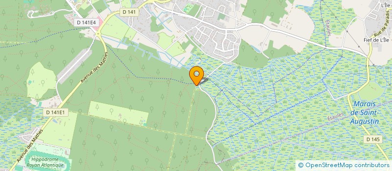 localisation de l'entreprise GRENON PISCINE & AMENAGEMENTS  LES MATHES