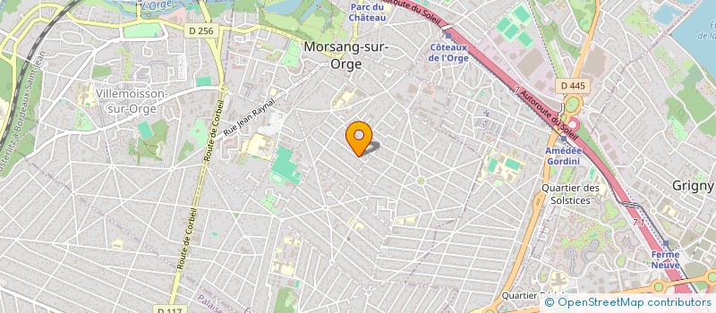 localisation de l'entreprise GRENOUILLE  MORSANG-SUR-ORGE