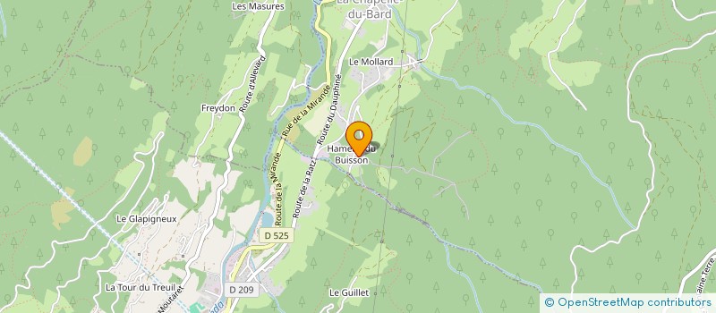 localisation de l'entreprise GRENOUILLE CONSULTING  LA CHAPELLE-DU-BARD