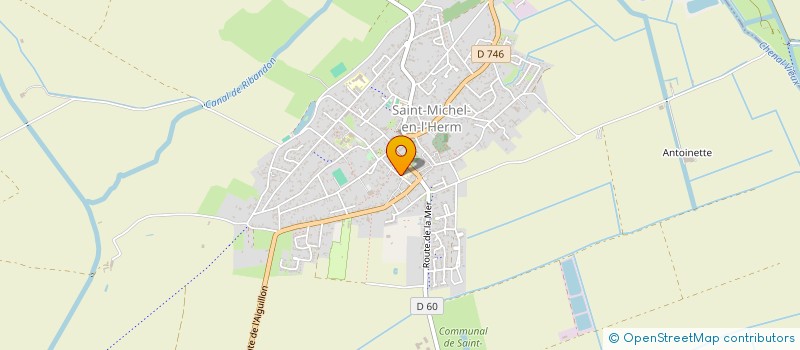 localisation de l'entreprise GRENOUILLE PARTY  SAINT-MICHEL-EN-L'HERM