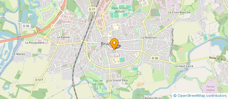 localisation de l'entreprise GRENOUILLE SOCIAL CLUB  GUICHEN