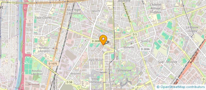 localisation de l'entreprise GRENOV  GRENOBLE