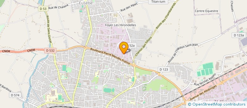 localisation de l'entreprise GRENTAR à MOURS-SAINT-EUSEBE
