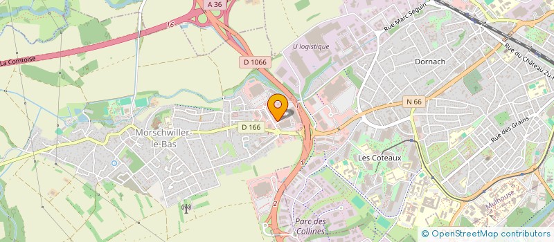 localisation de l'entreprise GRENZO DECO à MORSCHWILLER-LE-BAS