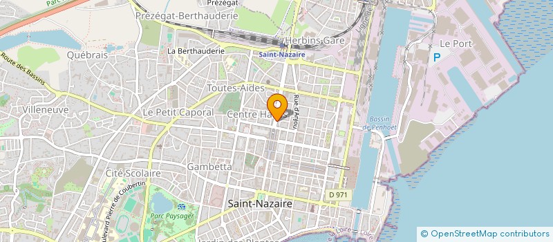 localisation de l'entreprise GREO TORREFACTION à SAINT-NAZAIRE