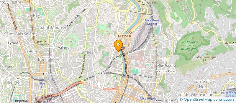 localisation de l'entreprise GREPAJER à NICE