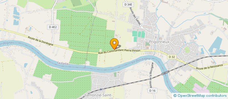 localisation de l'entreprise GREPAUCOL  PRIGONRIEUX