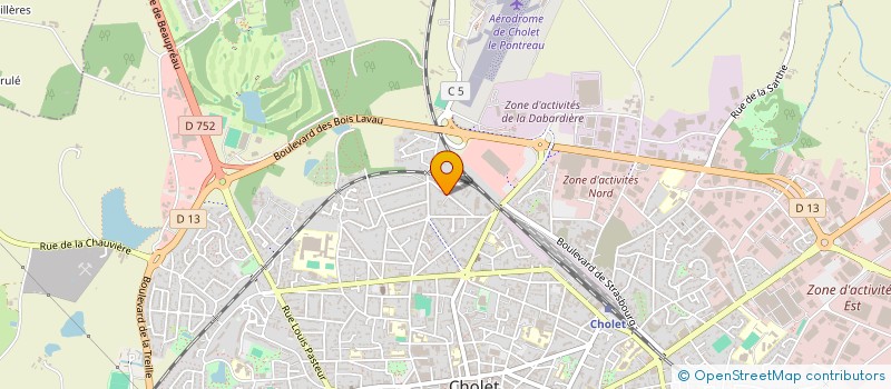 localisation de l'entreprise GREPIERRE à CHOLET